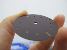 38.9mm zwarte koffie sandwich dial steriele fit ETA 6497 horloge beweging(China)