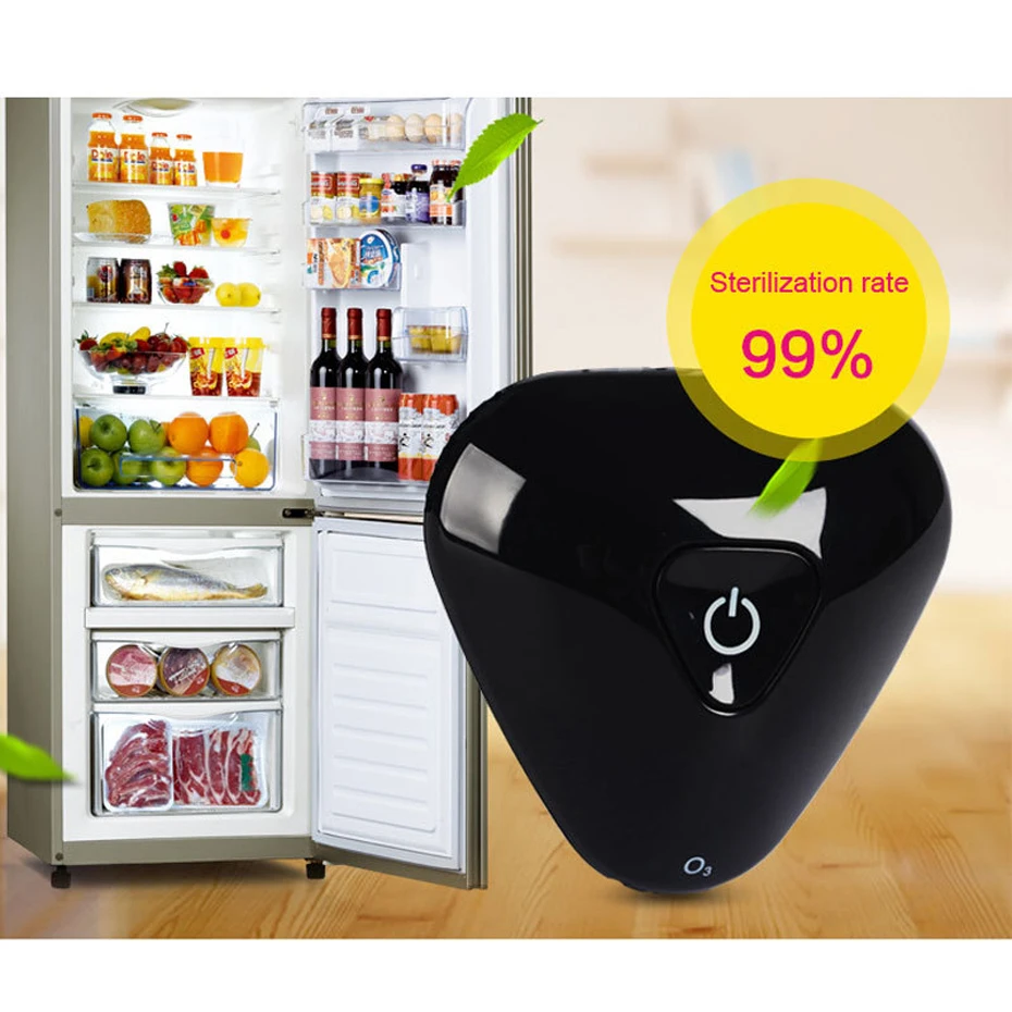 USB mini refrigerator deodorizer air purifier odor cleaner household cleaner disinfection built-in lithium battery