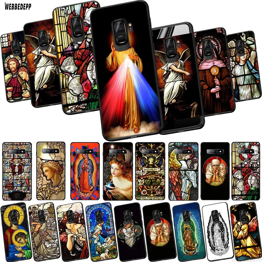 WEBBEDEPP чехол для телефона из ТПУ с изображением Иисуса Бога милосердия Samsung Galaxy S6 S7