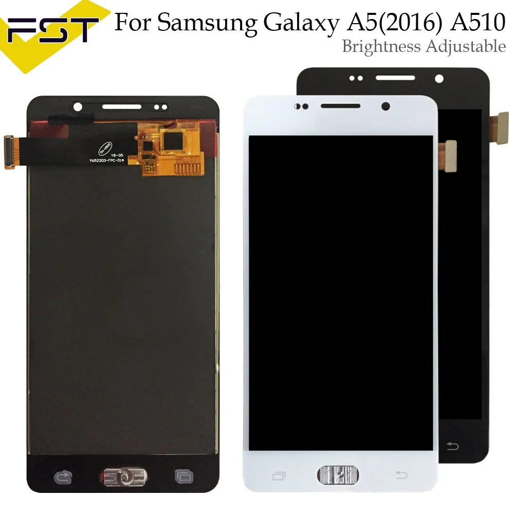 10pcs/lot Adjust Brightness For Samsung Galaxy A5 2016 A510 A510F A510M A510F LCD Display + Touch Screen Digitizer Assembly
10pcs/lot Adjust Brightness For Samsung Galaxy A5 2016 A510 A510F A510M A510F LCD Display + Touch Screen Digitizer Assembly