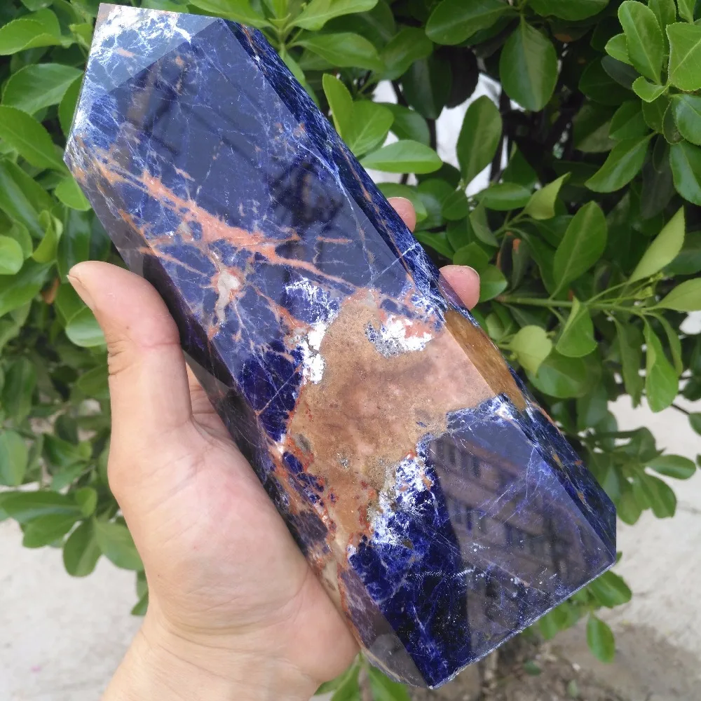 1845g 100% NATURAL Blue-vein stone ( sodalite) QUARTZ CRYSTAL POINT HEALING WAND
1845g 100% NATURAL Blue-vein stone ( sodalite) QUARTZ CRYSTAL POINT HEALING WAND