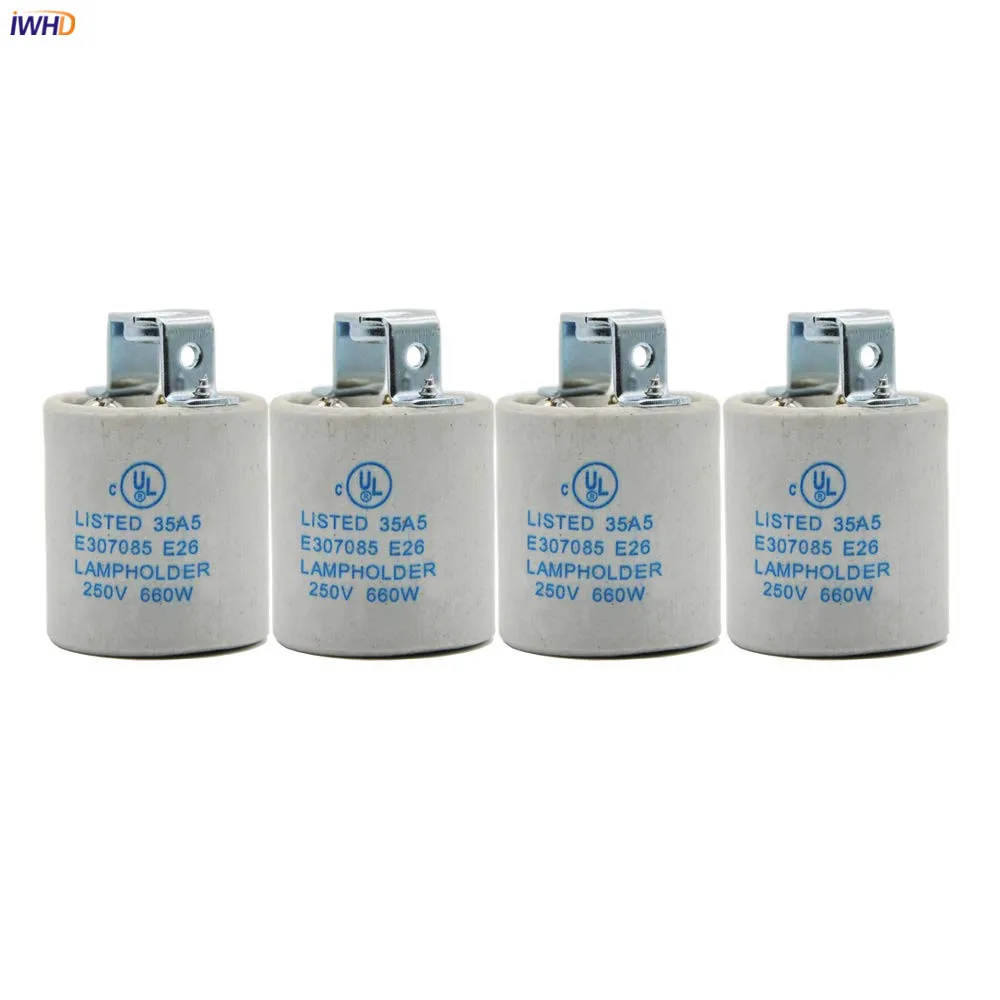 IWHD Creamic Douille E27 Lamp Holder For Light Bulb Heat Resistant Fitting E27 Light Socket Bulb Holder Portalamparas 110v-220v
IWHD Creamic Douille E27 Lamp Holder For Light Bulb Heat Resistant Fitting E27 Light Socket Bulb Holder Portalamparas 110v-220v