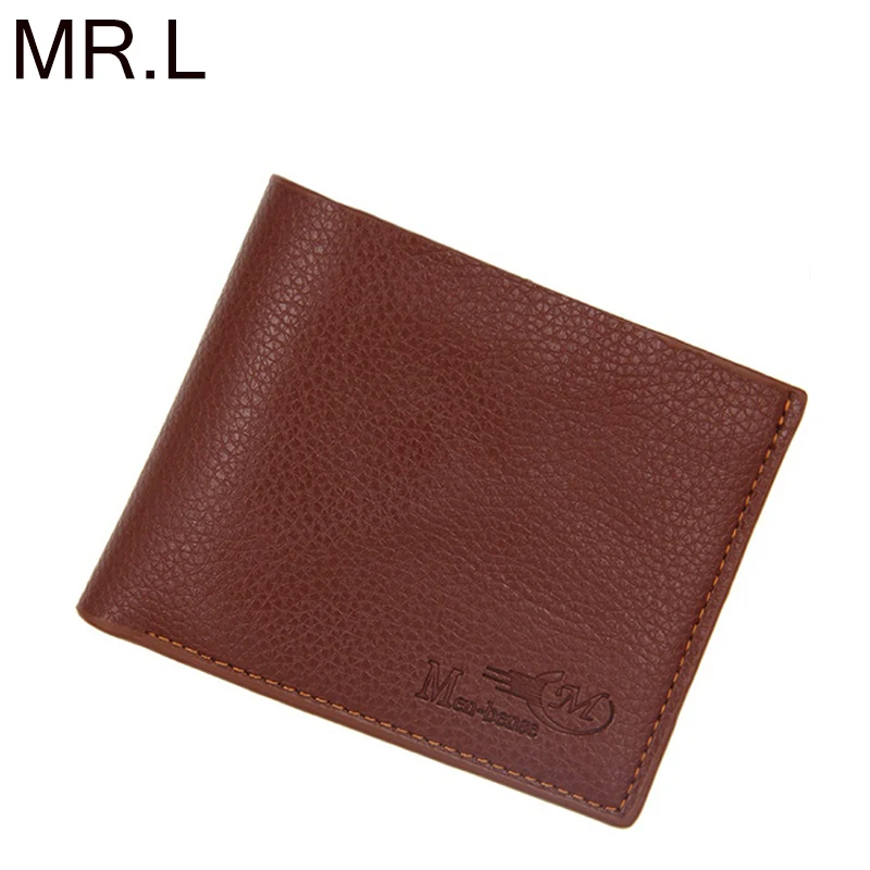 

Luxury Brand Men Leather Wallet Fashion Short Bifold Men Wallet Casual Soild Men Wallets With Coin Pocket Purses Male Wallets