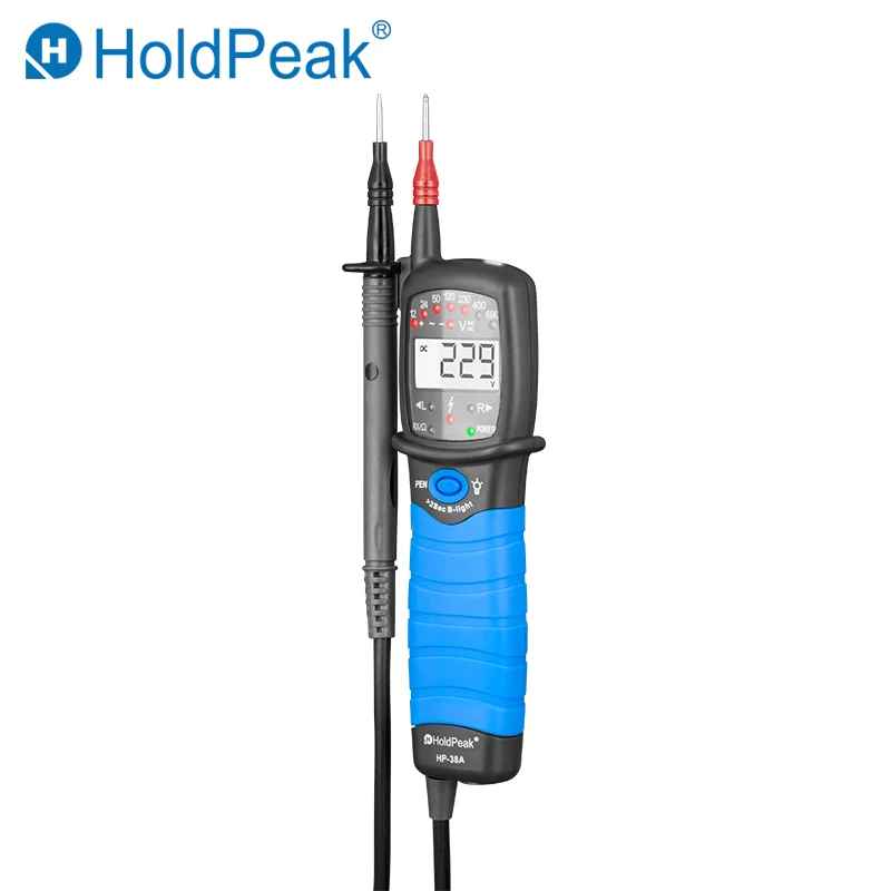 HP-38A Tester Pen,Digital LCD display AC/DC Voltage Tester Non-contact Auto-range,Phase Rotation,Test Detector Continuity Test
HP-38A Tester Pen,Digital LCD display AC/DC Voltage Tester Non-contact Auto-range,Phase Rotation,Test Detector Continuity Test