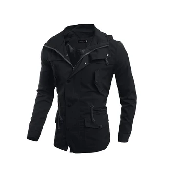 2019 New Stand collar Hooded cap Waist collection Korean Edition Man Jacket Loose coat Zipper Jacket Male Casual Streetwear Tops
2019 New Stand collar Hooded cap Waist collection Korean Edition Man Jacket Loose coat Zipper Jacket Male Casual Streetwear Tops