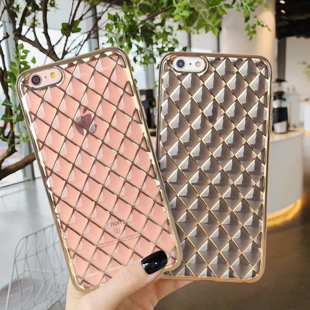 Phone Case For iPhone 6 6Plus Luxury 3D Diamond Back Cover Shockproof Soft Ultra Thin Coque for iPhone 6 Capa
Phone Case For iPhone 6 6Plus Luxury 3D Diamond Back Cover Shockproof Soft Ultra Thin Coque for iPhone 6 Capa