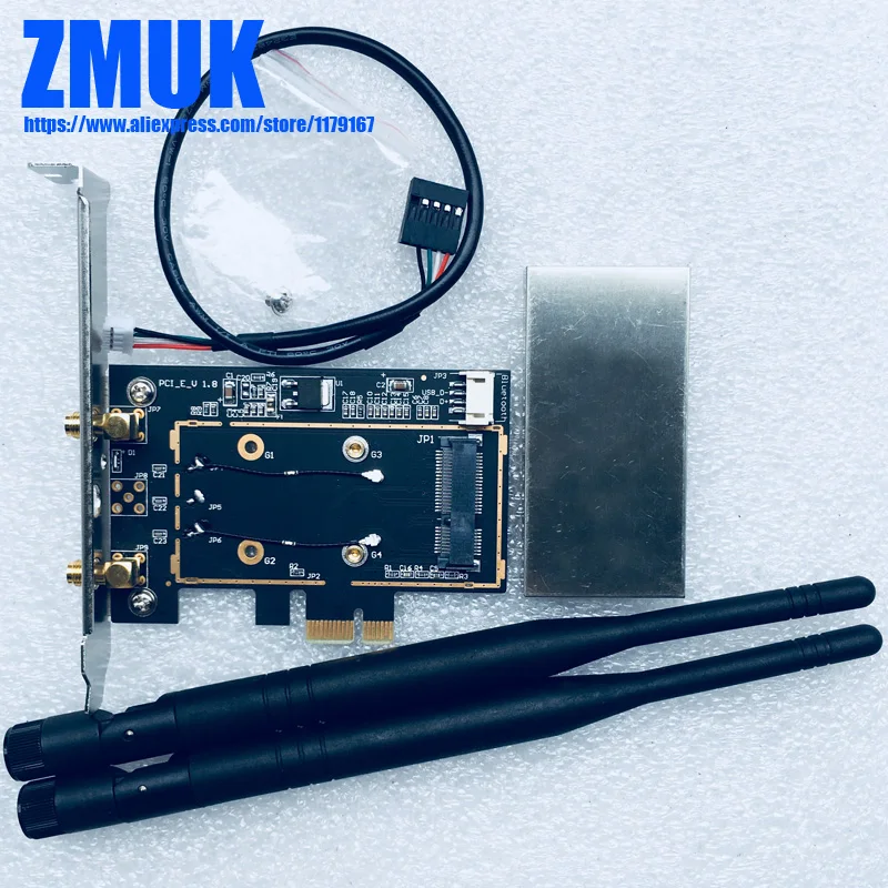 Новая Настольная мини PCI Express карта адаптера с антеннами для мини-PCIE Wi-Fi WLAN карты
Новая Настольная мини PCI Express карта адаптера с антеннами для мини-PCIE Wi-Fi WLAN карты