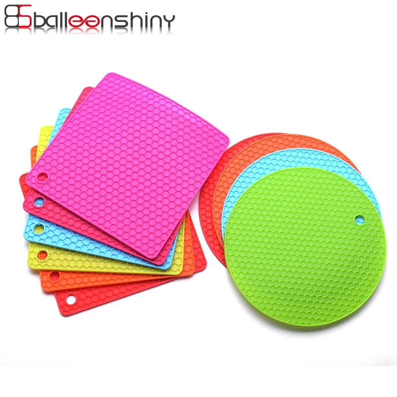 BalleenShiny Silicone Non-slip Heat Resistant Mat Coaster Cushion Placemat Pot Holder Multi-Functional Table Placemat Tableware
BalleenShiny Silicone Non-slip Heat Resistant Mat Coaster Cushion Placemat Pot Holder Multi-Functional Table Placemat Tableware