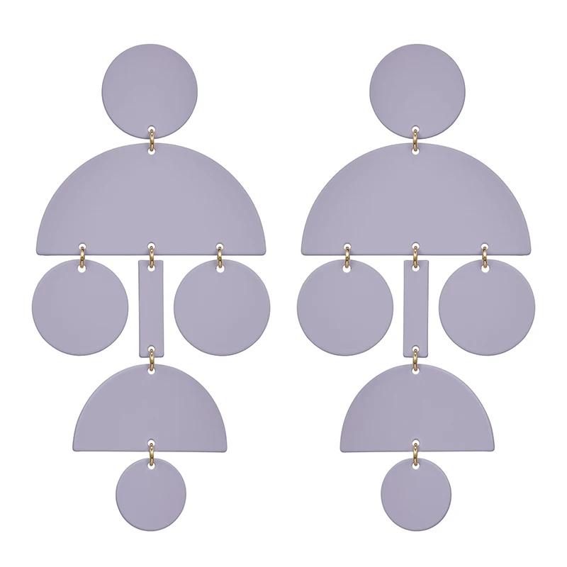 Personality smoke purple geometric piece pendant long earrings net red silver needle earrings female earrings
Personality smoke purple geometric piece pendant long earrings net red silver needle earrings female earrings
