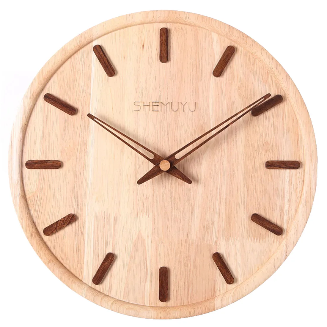 New Nordic Simple Wooden Wall Clock Type Round Multi-Function Solid Wood Hanging Clocks Table Desk Clock Office Home Decoration
New Nordic Simple Wooden Wall Clock Type Round Multi-Function Solid Wood Hanging Clocks Table Desk Clock Office Home Decoration