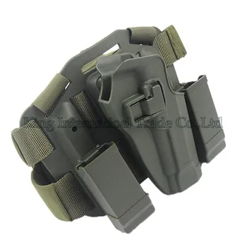 CQC Hunting Airsoft Gun Holster m92 96 M9 Tactical Holster Black Thigh Drop Leg Holster Right Hand with Duble Magazine Pouch
CQC Hunting Airsoft Gun Holster m92 96 M9 Tactical Holster Black Thigh Drop Leg Holster Right Hand with Duble Magazine Pouch