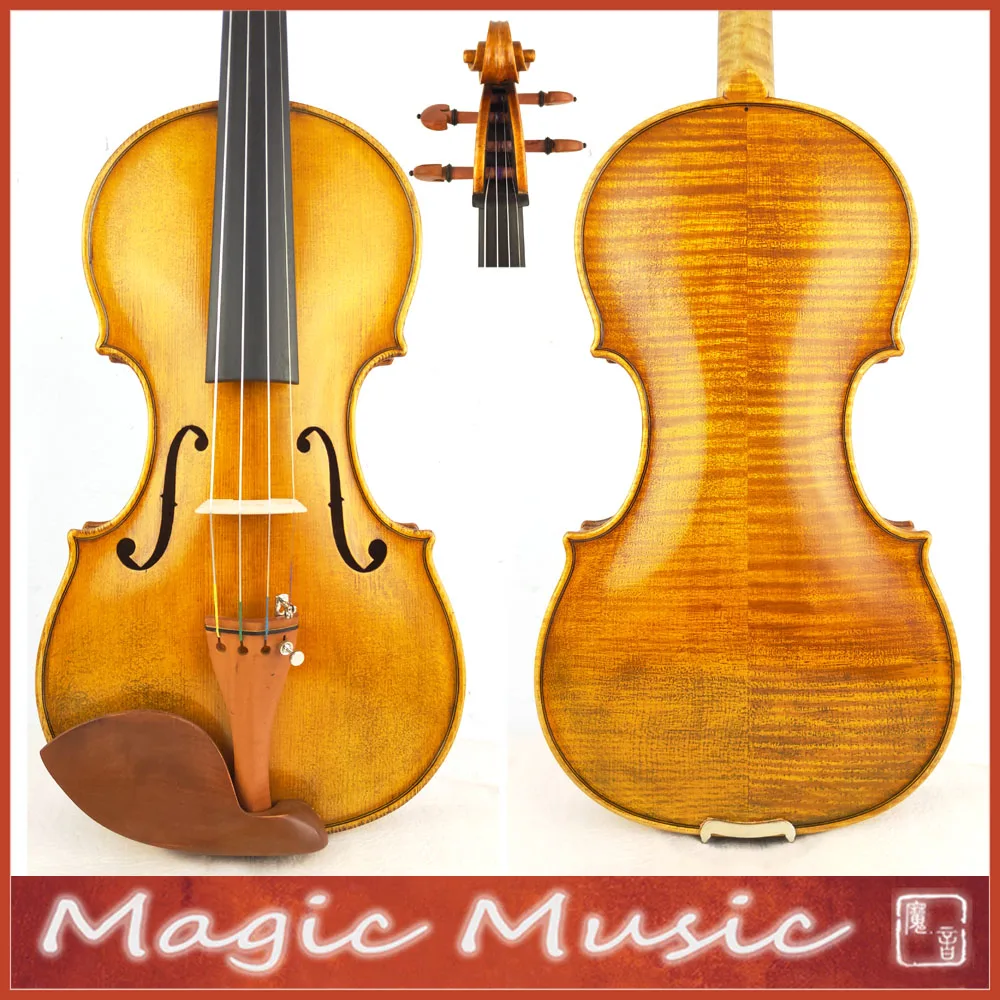 Master Level! Copy of Rogerius Bon Nicolai Amati Master Violin 4/4, Russian Spruce & Handmade Oil Varnish
Master Level! Copy of Rogerius Bon Nicolai Amati Master Violin 4/4, Russian Spruce & Handmade Oil Varnish