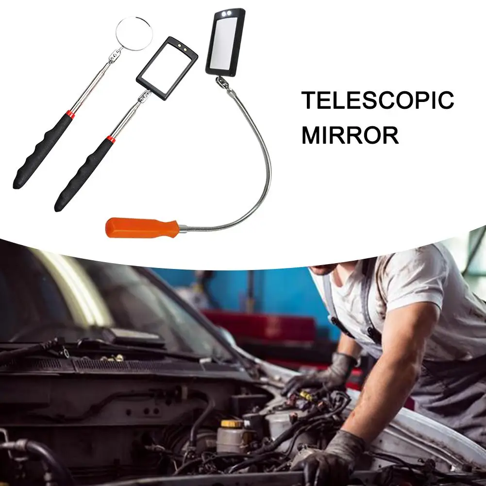 New Car LED Lights With Inspection Mirror Telescopic Inspection Mirror Portable Inner Wall IIspection Mirror With LED Light
New Car LED Lights With Inspection Mirror Telescopic Inspection Mirror Portable Inner Wall IIspection Mirror With LED Light