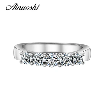 AINUOSHI SONA Drill Stones Silver Engagement Wedding Ring Band Round Cut Wholesale 925 Sterling Silver Promise Bridal Ring Gift
AINUOSHI SONA Drill Stones Silver Engagement Wedding Ring Band Round Cut Wholesale 925 Sterling Silver Promise Bridal Ring Gift