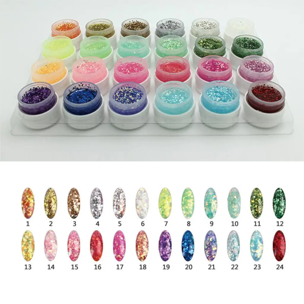 8ml Glitter Powder Glue Non-toxic Nail Polish Soak Off UV Lamp Gel Long-lasting Art Decoration Salon Tool 24 colors
8ml Glitter Powder Glue Non-toxic Nail Polish Soak Off UV Lamp Gel Long-lasting Art Decoration Salon Tool 24 colors