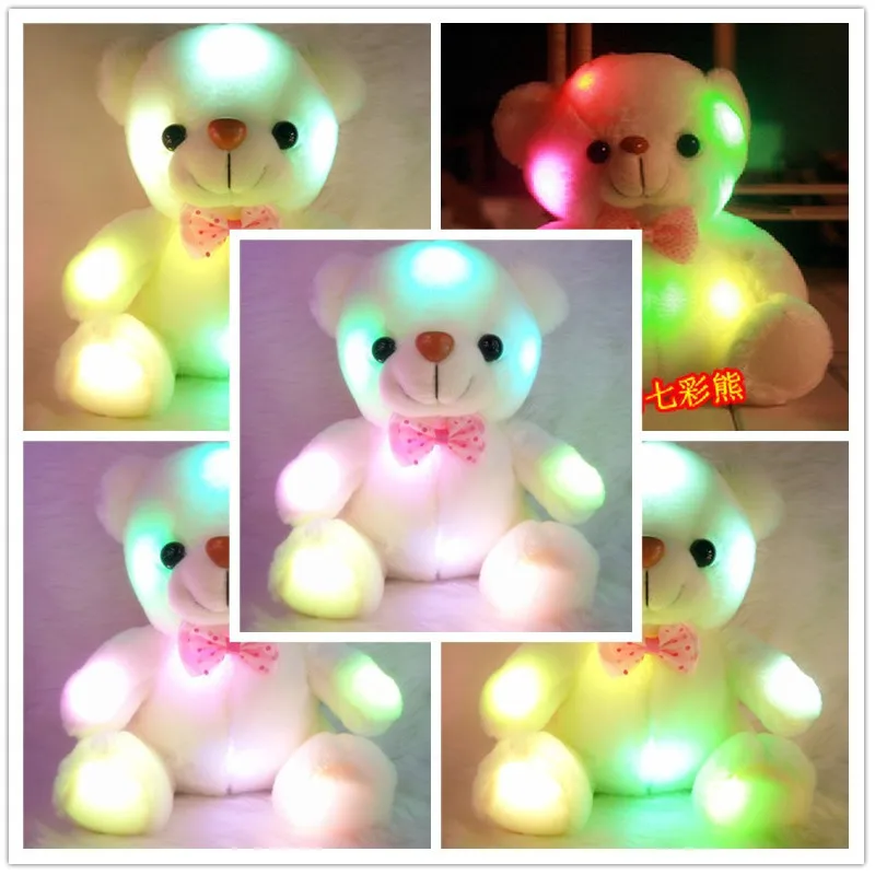 20cm Hot Large Luminous Teddy Bear Doll Bear Hug Colorful Flash Light,Led Plush toy birthday Christmas gift
20cm Hot Large Luminous Teddy Bear Doll Bear Hug Colorful Flash Light,Led Plush toy birthday Christmas gift