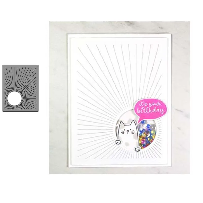 New Metal Cutting Dies cut die Ray background decoration Scrapbooking Album Paper DIY Card Craft Embossing Die Cuts
New Metal Cutting Dies cut die Ray background decoration Scrapbooking Album Paper DIY Card Craft Embossing Die Cuts