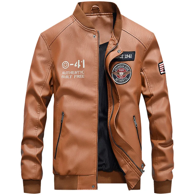 CHUQING Youth Men's Collar Collar Leather Spring and Autumn New Leather Jacket Fashion Casual Leather Jacket Motorcycle Clothing
CHUQING Youth Men's Collar Collar Leather Spring and Autumn New Leather Jacket Fashion Casual Leather Jacket Motorcycle Clothing