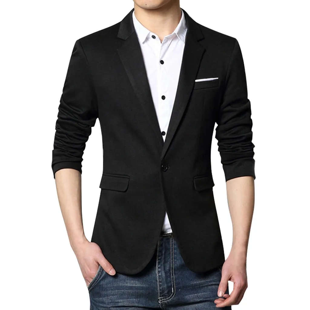 Plus Size Long Sleeve Men's Suit Jackets New Solid Color Dress Jacket One Buckle Wedding Man Coat Formal Men Clothes 7.8
Plus Size Long Sleeve Men's Suit Jackets New Solid Color Dress Jacket One Buckle Wedding Man Coat Formal Men Clothes 7.8