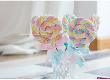 Marshmallow Artificial Decoration Lollipop fake dessert model Children's photography props dessert table layout decoration
Marshmallow Artificial Decoration Lollipop fake dessert model Children's photography props dessert table layout decoration
