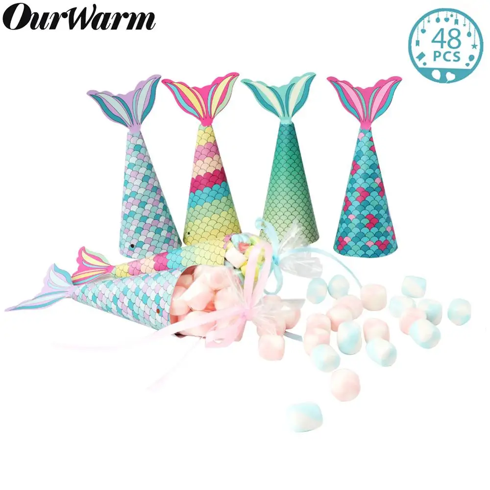 OurWarm 48PCS Mermaid Party Paper Sweet Candy Gift Box Hanging Bag Baby Kids Baby Shower Wedding Birthday Party Favors Supplies
OurWarm 48PCS Mermaid Party Paper Sweet Candy Gift Box Hanging Bag Baby Kids Baby Shower Wedding Birthday Party Favors Supplies