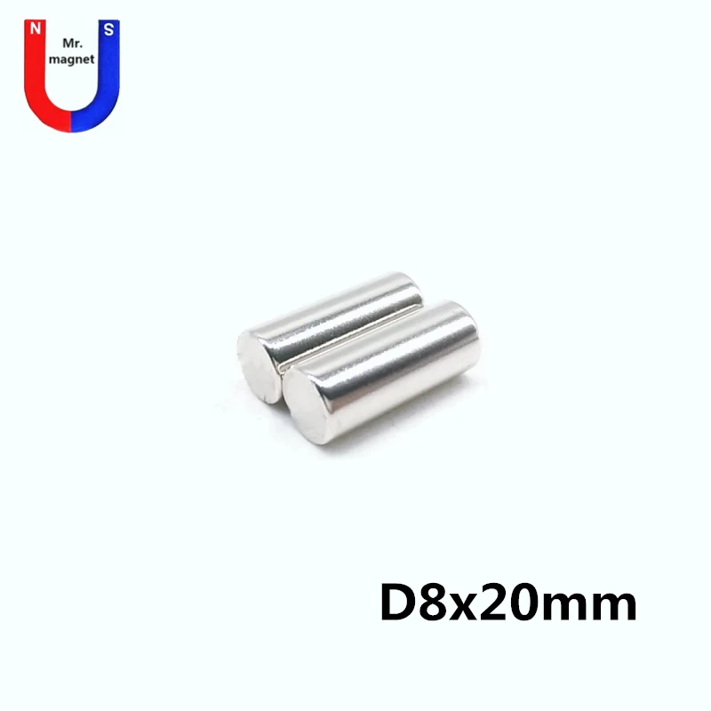 100pcs 8mm x 20mm super strong neodymium magnet 8*20 cylinder NdFeB magnets 8x20 small round permanent magnet magnetic material
100pcs 8mm x 20mm super strong neodymium magnet 8*20 cylinder NdFeB magnets 8x20 small round permanent magnet magnetic material