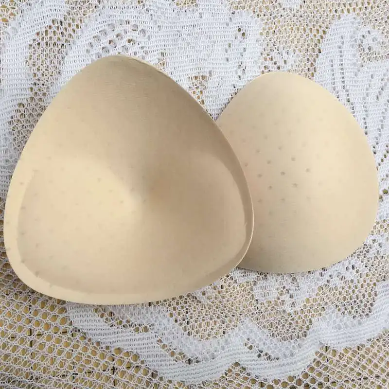 10 pairs/lot Removable Bra Pads Foam Push Up Bra Cups Swimsuit Padding Inserts Bikini Breast Lifter Black Nude Free Shipping 7