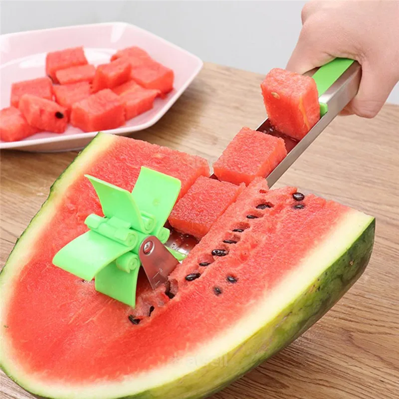Watermelon Cutter Stainless Steel Fruit Slicer Windmill Shape Cutting Spoon Corers Knife Kitchen Fruit Salad Tool For Outdoor Pa
Watermelon Cutter Stainless Steel Fruit Slicer Windmill Shape Cutting Spoon Corers Knife Kitchen Fruit Salad Tool For Outdoor Pa