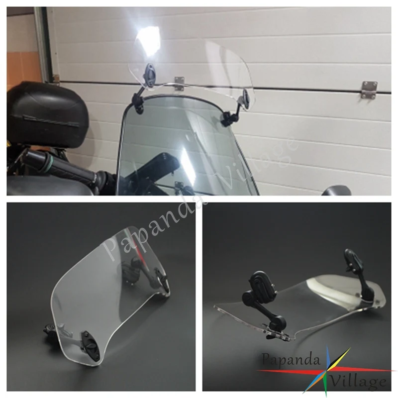 Papanda Motorbike Transparent Clip-On Windshield Protector Clear Wind Deflector Extension Spoiler for Honda Yamaha Suzuki
Papanda Motorbike Transparent Clip-On Windshield Protector Clear Wind Deflector Extension Spoiler for Honda Yamaha Suzuki