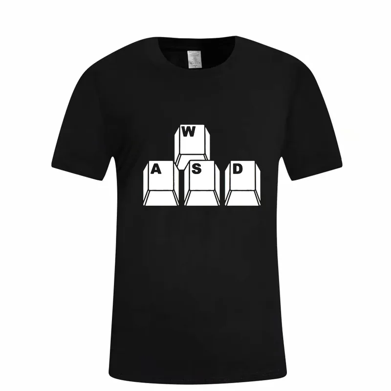 WASD T-SHIRT Fun Gamer Games computer science scientist Shooter RPG Keyboard Print T Shirt Summer Style Top Tee Men's loose tops
WASD T-SHIRT Fun Gamer Games computer science scientist Shooter RPG Keyboard Print T Shirt Summer Style Top Tee Men's loose tops