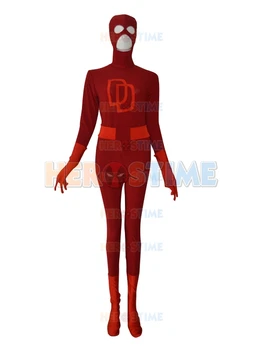 Daredevil Costume Red Spandex Lycra Halloween Cosplay Superhero Costumes For Women Female Fullbody Zentai Suit
Daredevil Costume Red Spandex Lycra Halloween Cosplay Superhero Costumes For Women Female Fullbody Zentai Suit