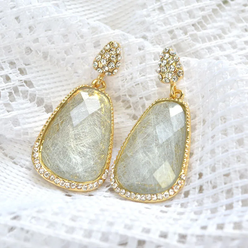 Rhinestone Earrings 7