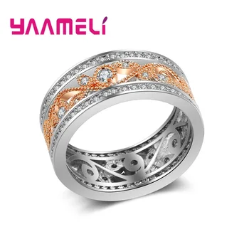 Old Fashion Vintage Ring for Women Men Silver with Rose Gold Color Super Shining A++++ CZ Crystal Paved Hollowed Jewelry
Old Fashion Vintage Ring for Women Men Silver with Rose Gold Color Super Shining A++++ CZ Crystal Paved Hollowed Jewelry