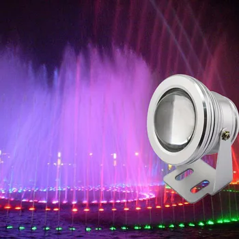 

IP67 12 Colors 1000LM 10W RGB Fountain LED Underwater Light Timing Function Pool Pond Fish Tank Aquarium LED Lamp