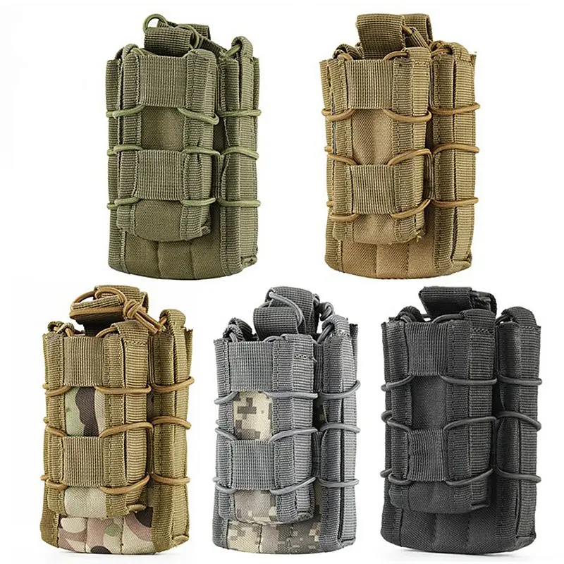 Tactical Rifle Pistol Magazine Pouch MOLLE Military Airsoft Ammo Double Single Rifle Mag Carrier Case Hunting Accessories
Tactical Rifle Pistol Magazine Pouch MOLLE Military Airsoft Ammo Double Single Rifle Mag Carrier Case Hunting Accessories