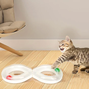 8 Shape Cycle Cat Tunnel Ball Disk Interactive Toy For Kittens Exercise Pet Self Playing Exercise Products Cat Track Toy
8 Shape Cycle Cat Tunnel Ball Disk Interactive Toy For Kittens Exercise Pet Self Playing Exercise Products Cat Track Toy