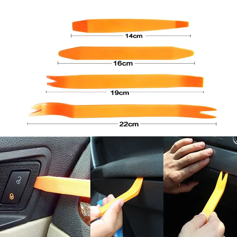 4PCS Portable Auto Car Radio Panel Door Clip Panel Trim Dash Audio Removal Installer Pry Kit Repair Tool Pry Tool Hand Tools
4PCS Portable Auto Car Radio Panel Door Clip Panel Trim Dash Audio Removal Installer Pry Kit Repair Tool Pry Tool Hand Tools