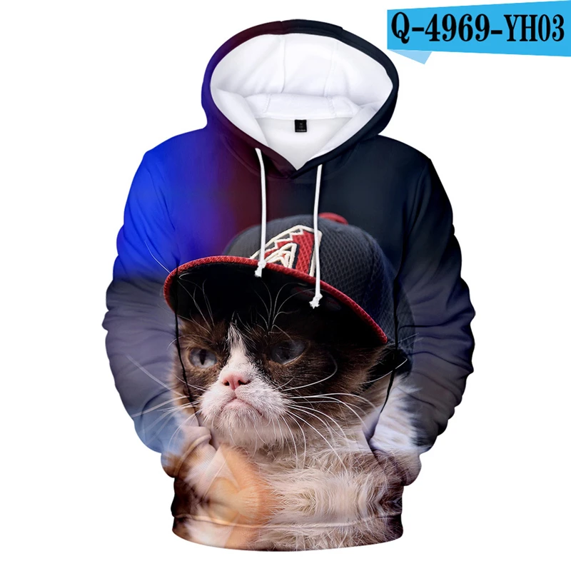 3D Print Hoodie Grumpy Cat Funny Animal Moletom Hoody Clothing Women Moletons Printed Hoodies for Kid 3d Clothing Streetwear
3D Print Hoodie Grumpy Cat Funny Animal Moletom Hoody Clothing Women Moletons Printed Hoodies for Kid 3d Clothing Streetwear