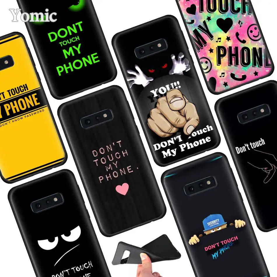 Do Not dont Touch My Phone Back Silicone Phone Case for Samsung Galaxy S10 S10e S8 S9 Plus S7 Edge Note 8 9 M30 M20 Case Cover
Do Not dont Touch My Phone Back Silicone Phone Case for Samsung Galaxy S10 S10e S8 S9 Plus S7 Edge Note 8 9 M30 M20 Case Cover