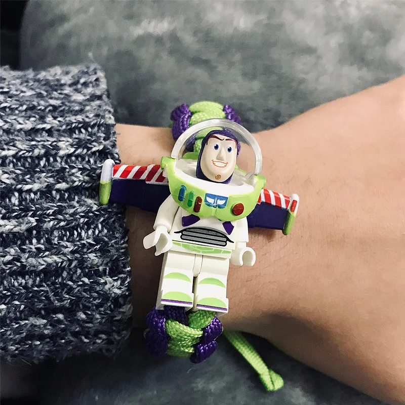 2 Types Toy Story 4 Buzz Lightyear Alien Bracelet Building Block Bracelet Action figuren with Opp Bag
2 Types Toy Story 4 Buzz Lightyear Alien Bracelet Building Block Bracelet Action figuren with Opp Bag