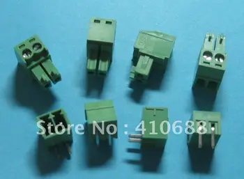 200 Pcs Pitch 3.5mm Angle 2way/pin Screw Terminal Block Connector Green Color T Pluggable Type
200 Pcs Pitch 3.5mm Angle 2way/pin Screw Terminal Block Connector Green Color T Pluggable Type