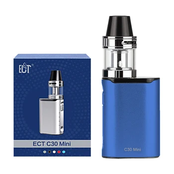 ECT C30 Mini 30W Atomizer Starter Kit with Kenjoy Met 2ml, 1200mAh, Spare Atomizer Core - Blue
ECT C30 Mini 30W Atomizer Starter Kit with Kenjoy Met 2ml, 1200mAh, Spare Atomizer Core - Blue