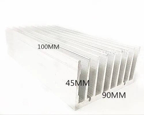 1pcs Aluminum heatsink 90*45-100MM/LED heatsink/Aluminum color/High power heatsink/High - power radiator / DIY radiator
1pcs Aluminum heatsink 90*45-100MM/LED heatsink/Aluminum color/High power heatsink/High - power radiator / DIY radiator