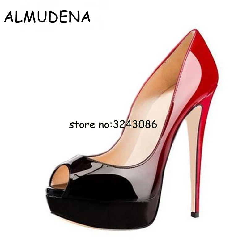 Top Quality Patent Leather Peep Toe Platform High Heels Sexy Slip-on Party Dress Dance Shoes Fashion Office Lady Shoes Pumps
Top Quality Patent Leather Peep Toe Platform High Heels Sexy Slip-on Party Dress Dance Shoes Fashion Office Lady Shoes Pumps