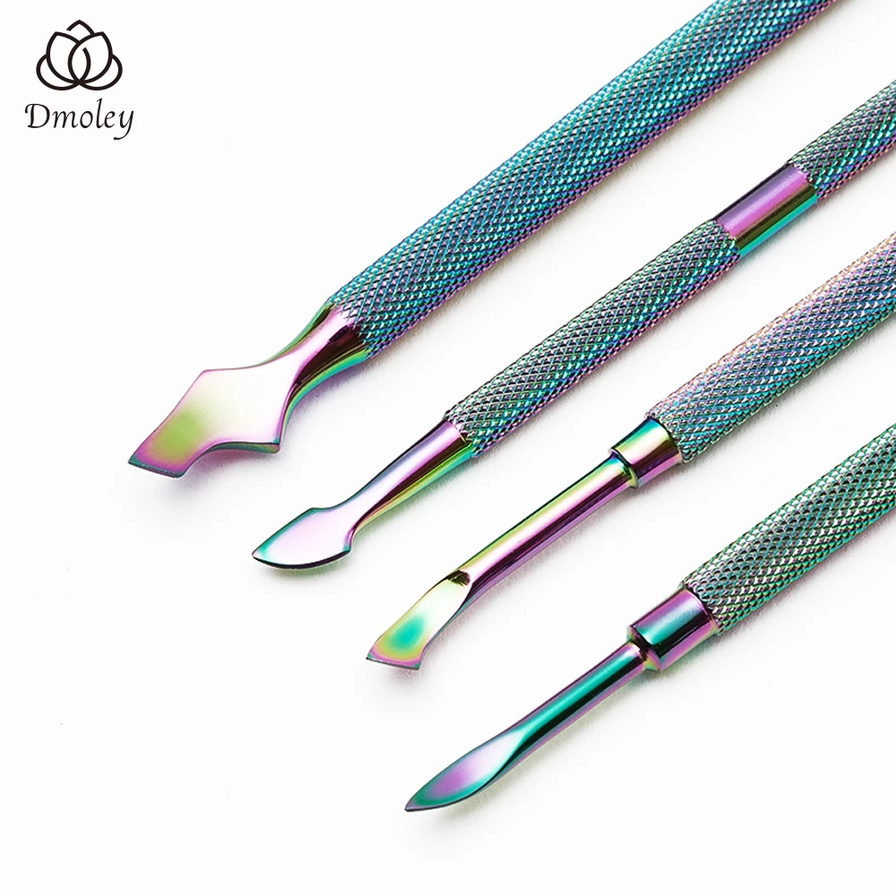 Dual-ended Nail Cuticle Pusher for Nails Rainbow Stainless Steel Nail Cuticle Remover Manicure Nail Art Tool
Dual-ended Nail Cuticle Pusher for Nails Rainbow Stainless Steel Nail Cuticle Remover Manicure Nail Art Tool