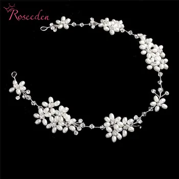 Handmade Elegant White Floral Wedding Headband Headpiece For Bridal Pearl Tiaras Hair Accessories Women Hair Jewelry RE770
Handmade Elegant White Floral Wedding Headband Headpiece For Bridal Pearl Tiaras Hair Accessories Women Hair Jewelry RE770