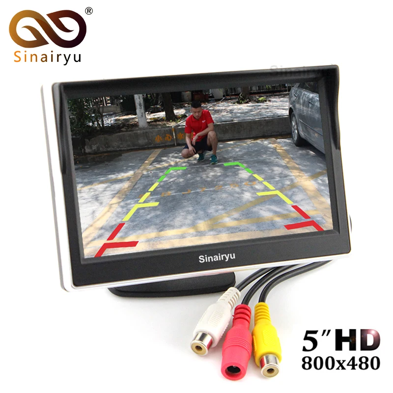 Sinairyu Wholesale 10pcs TFT LCD Monitors 5 inch Car monitor Video Player Electronic Screen 2CH Video For Car Rear View Cameras
Sinairyu Wholesale 10pcs TFT LCD Monitors 5 inch Car monitor Video Player Electronic Screen 2CH Video For Car Rear View Cameras