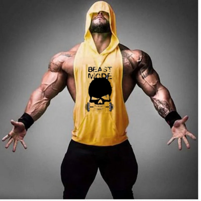 Animals Brand Gyms Clothing Fitness Men Tank Top with hooded Bodybuilding Stringers Tank Tops workout Singlet Sleeveless Shirt
Animals Brand Gyms Clothing Fitness Men Tank Top with hooded Bodybuilding Stringers Tank Tops workout Singlet Sleeveless Shirt