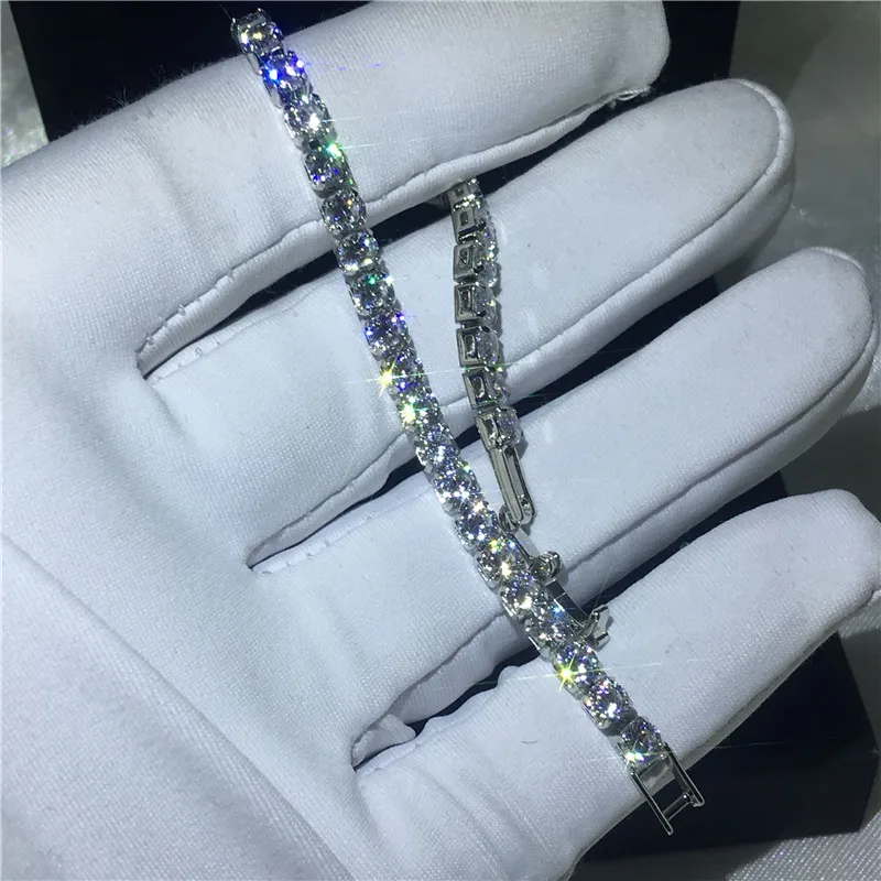 Classic Tennis Bracelet 3mm 5A cubic zirconia White Gold Filled Engagement Wedding Bracelets for women Bridal Gift
Classic Tennis Bracelet 3mm 5A cubic zirconia White Gold Filled Engagement Wedding Bracelets for women Bridal Gift
