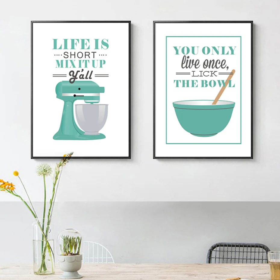 SURE LIFE Modern Kitchen Posters and Prints Life Quote Canvas Wall Painting Mother Gift Pop Art Decorative Pictures Home Decor
SURE LIFE Modern Kitchen Posters and Prints Life Quote Canvas Wall Painting Mother Gift Pop Art Decorative Pictures Home Decor